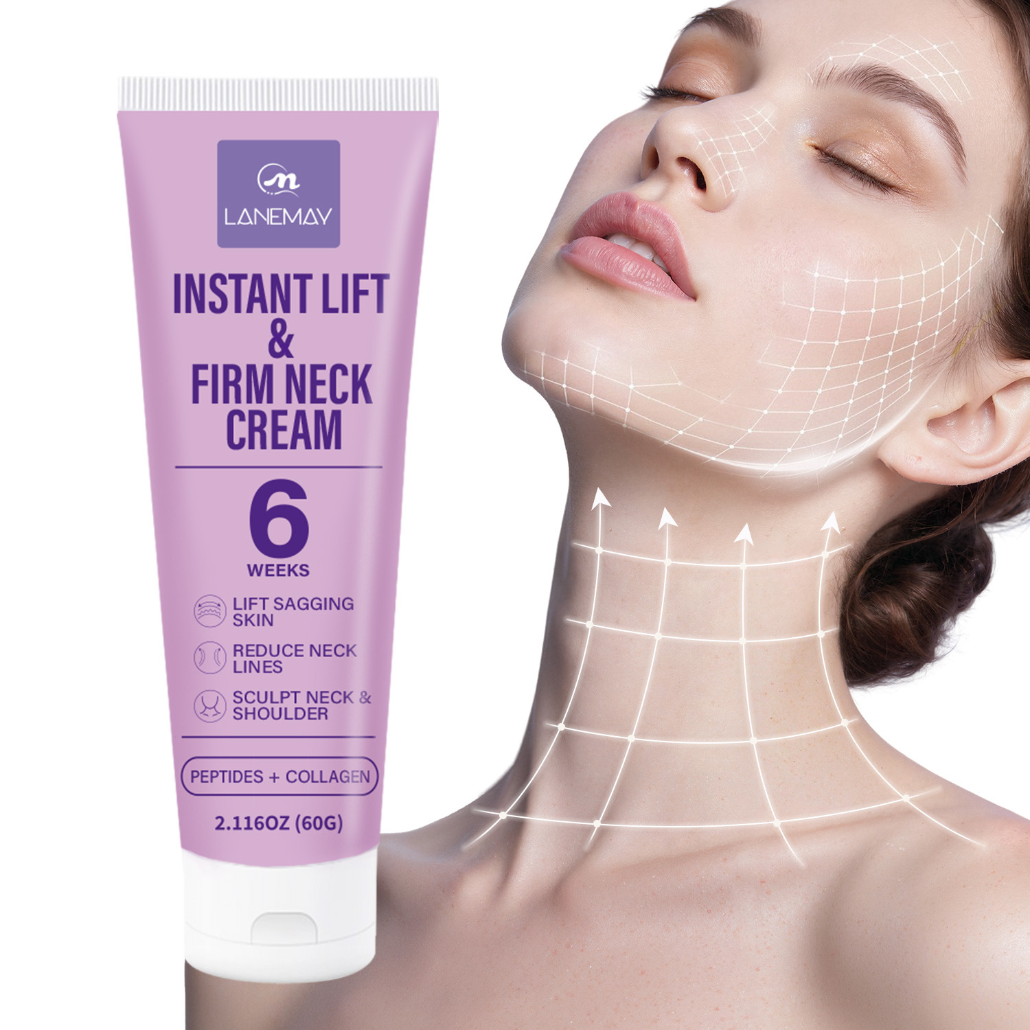 Peptide Neck Cream - Крем для мгновенного лифтинга и укрепления