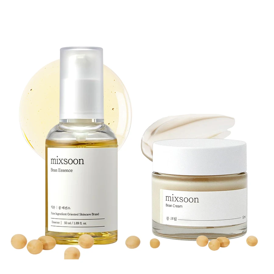 Skincare Oily Skin - Набор кремов с экстрактом бобов Mixsoon