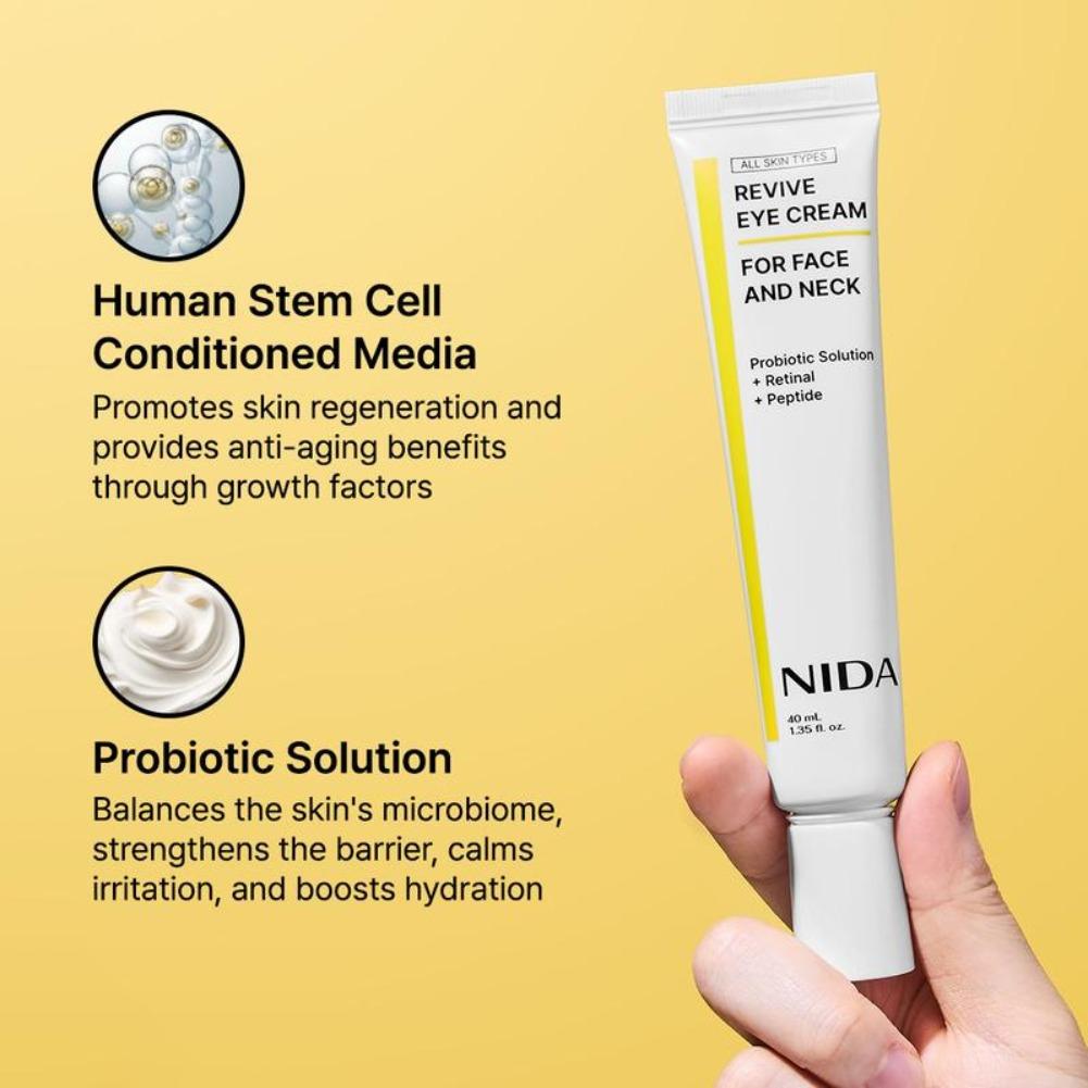 Крем для глаз и лица NIDA Revi – обзор и цена Peptide Neck Cream